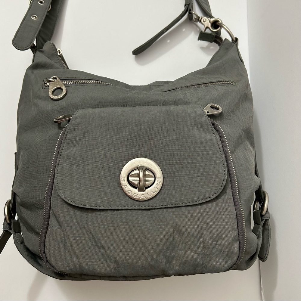 Baggallini -Brussels Nylon 3-Way Convertible (Shoulder/Crossbody/Backpack) Bag